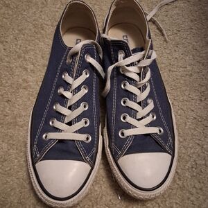 Converse Women's Navy Canvas Sneakers